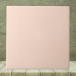 Whispering Peach Solid Colour Ceramic Tile<br><div class="desc">Whispering Peach Solid Colour</div>