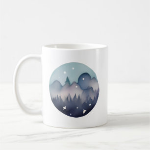 Whispering Peaks at Dusk Coffee Mug