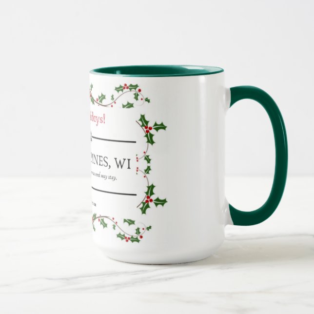 Whispering Pines Holiday Mug (Right)