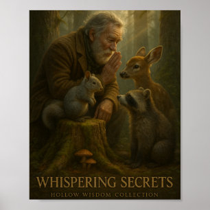 “Whispering Secrets” – Hollow Wisdom Collection Poster