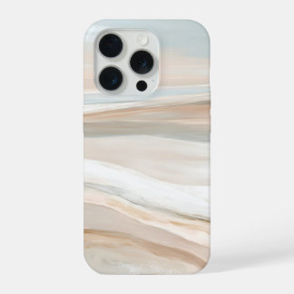 Whispering Shores – Minimal Abstract Seascape iPhone 15 Pro Case