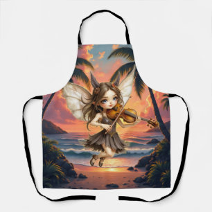 Whispering Strings of the Sunset Fairy. Apron