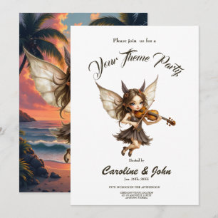 Whispering Strings of the Sunset Fairy.  Invitation