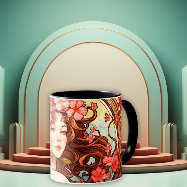 Whispering Vines Art Nouveau Beauty Mug (Creator Uploaded)