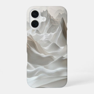 Whispering White Peaks Phone Case