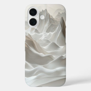 Whispering White Peaks Phone Case