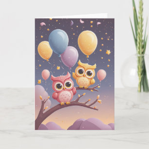 Whispering Wishes to an Owl Card