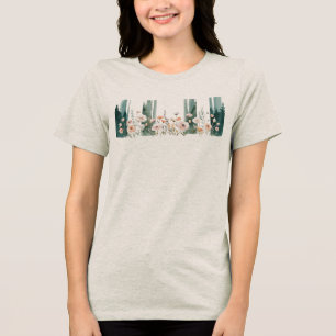 Whispering Woods Floral Meadow Tri-Blend Shirt