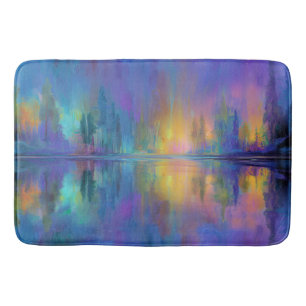Whispering Woods, Pastel Colours, Bath Mat
