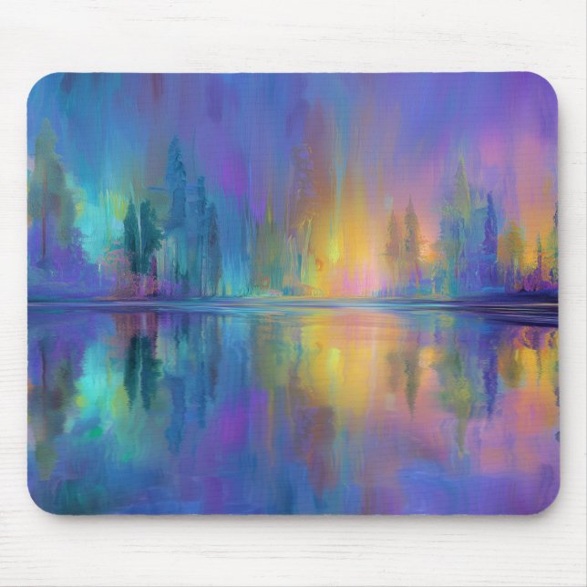 Whispering Woods, Pastel Colours, Mouse Pad (Front)