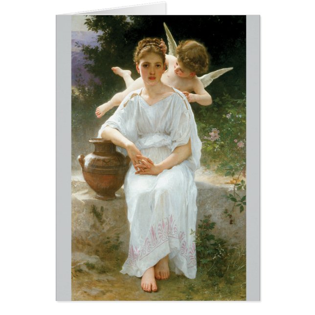Whisperings of Love by Bouguereau (Front)