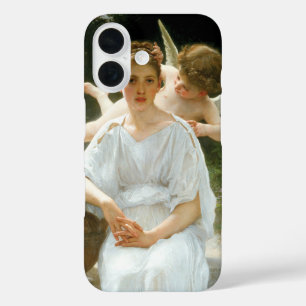 Whisperings of Love, First Reverie by Bouguereau iPhone 16 Case