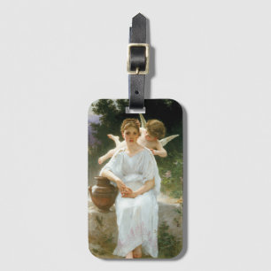 Whisperings of Love, First Reverie by Bouguereau Luggage Tag