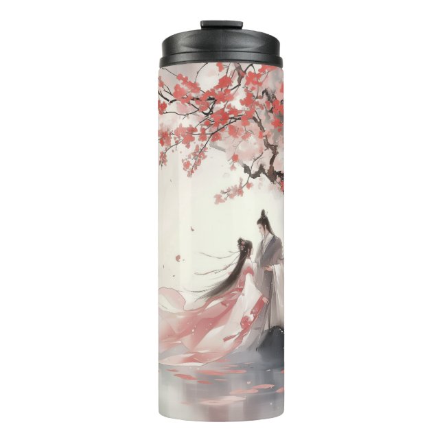 Whispers Beneath the Red Tree – Mythic Serenity Thermal Tumbler (Front)