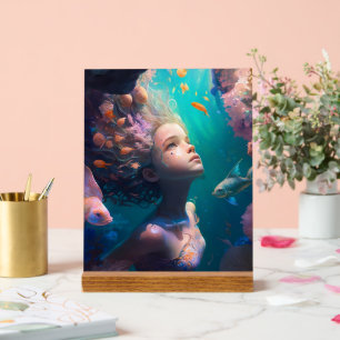 Whispers Beneath the Waves Acrylic Sign