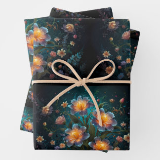 Whispers in Bloom Wrapping Paper Sheet