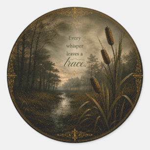 Whispers in Hollow Creek - Juliet Thorne Classic Round Sticker