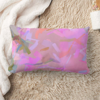 Whispers In Pink Lumbar Cushion