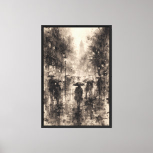 Whispers In The Rain Canvas Print