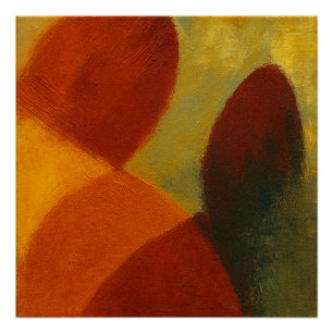 Whispers in the Web Square Color Block Poster