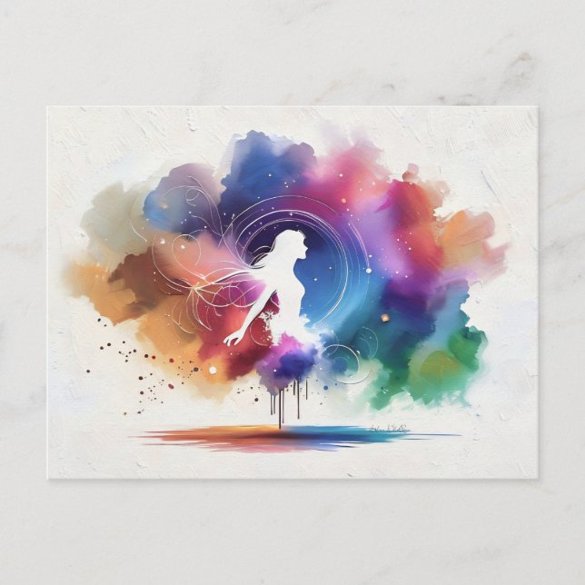 Whispers of a Rainbow Soul Postcard (Front)