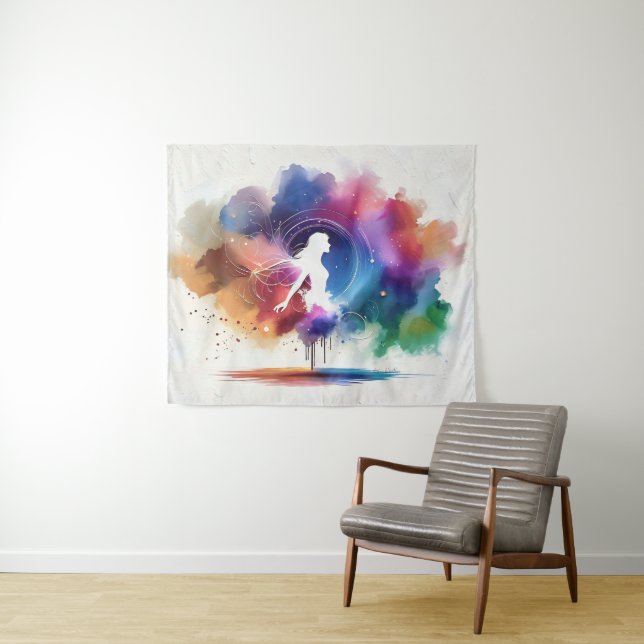 Whispers of a Rainbow Soul Tapestry (In Situ (Horizontal))