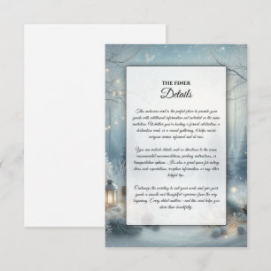Whispers of a Winter Solstice Enclosure Card