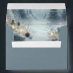 Whispers of a Winter Solstice Envelope<br><div class="desc">Add a touch of surprise and style to your correspondence with these beautifully designed envelopes. Featuring a solid, coordinating colour on the exterior and a full-colour image or pattern printed on the inside, these envelopes combine elegance with personality. Ideal for weddings, showers, parties, or everyday notes, they elevate your mailing...</div>