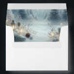 Whispers of a Winter Solstice Envelope<br><div class="desc">Add a touch of surprise and style to your correspondence with these beautifully designed envelopes. Featuring a solid, coordinating colour on the exterior and a full-colour image or pattern printed on the inside, these envelopes combine elegance with personality. Ideal for weddings, showers, parties, or everyday notes, they elevate your mailing...</div>