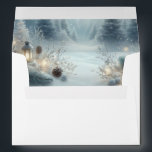 Whispers of a Winter Solstice Envelope<br><div class="desc">Add a touch of surprise and style to your correspondence with these beautifully designed envelopes. Featuring a solid, coordinating colour on the exterior and a full-colour image or pattern printed on the inside, these envelopes combine elegance with personality. Ideal for weddings, showers, parties, or everyday notes, they elevate your mailing...</div>