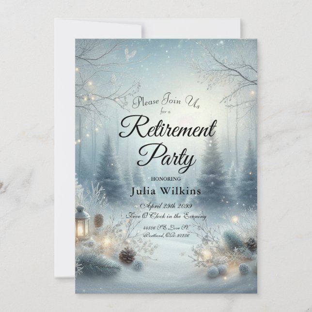 Whispers of a Winter Solstice Invitation (Front)