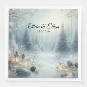 Whispers of a Winter Solstice Napkin