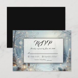 Whispers of a Winter Solstice RSVP Card