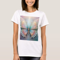 Whispers of Color: Pastel Fractal Butterfly Dream
