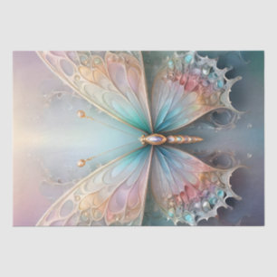 Whispers of Color: Pastel Fractal Butterfly Dream Tissue Paper