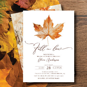 Whispers of Fall Bridal Shower Invitation
