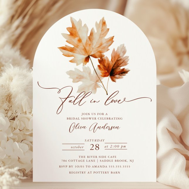 Whispers of Fall Bridal Shower Invitation (Creator Uploaded)