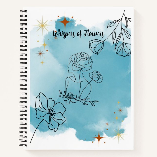 Whispers of Flowers Notebook (Front)