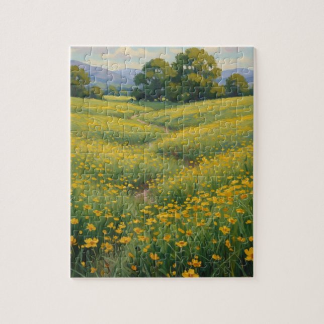 Whispers of Golden Fields Jigsaw Puzzle (Vertical)