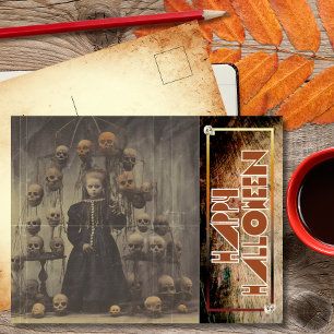 Whispers of Halloween Spirits Holiday Postcard