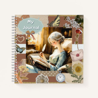 Whispers of Ink Spiral Notebook