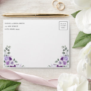 Whispers of Lavender: Elegance Bloom  Envelope