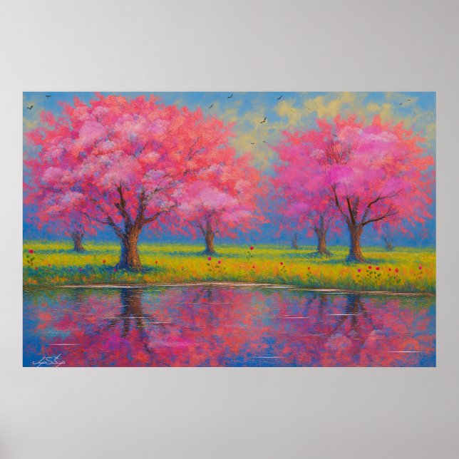 Whispers of Light Landscape Poster (Front)