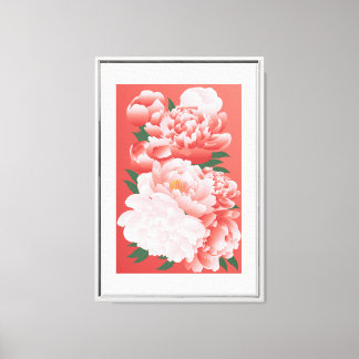 Whispers of Peony Grace Canvas Print