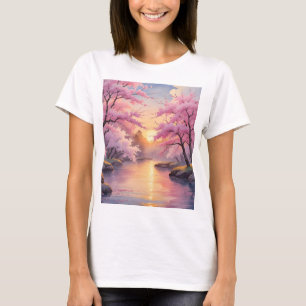 Whispers of Sakura at Sunset T-Shirt