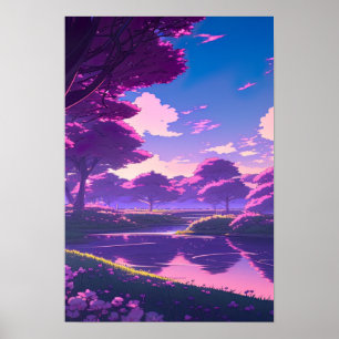 Whispers of the, Anime Landscape Poster
