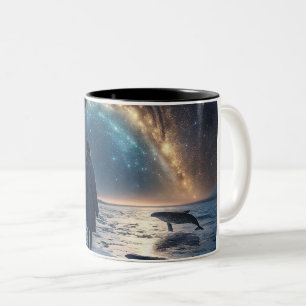 Whispers of the Arctic: A Journey Through Ice and  Two-Tone Coffee Mug