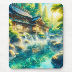 Whispers of the Cedar Stream Mouse Pad
