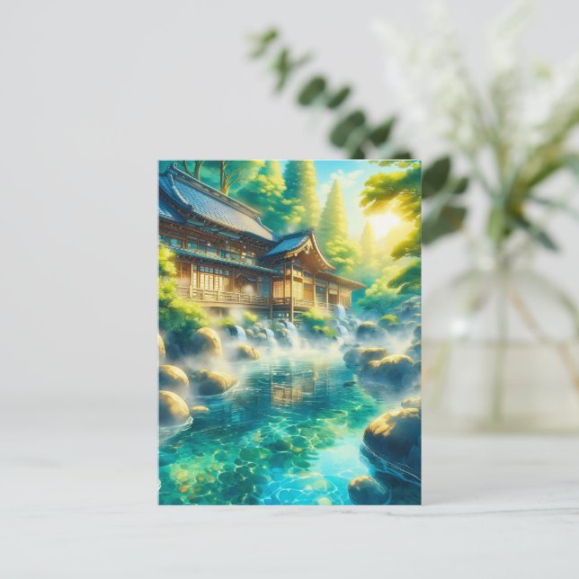 Whispers of the Cedar Stream Postcard (Standing Front)