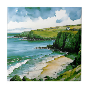 Whispers of the Celtic Sea   Ceramic Tile